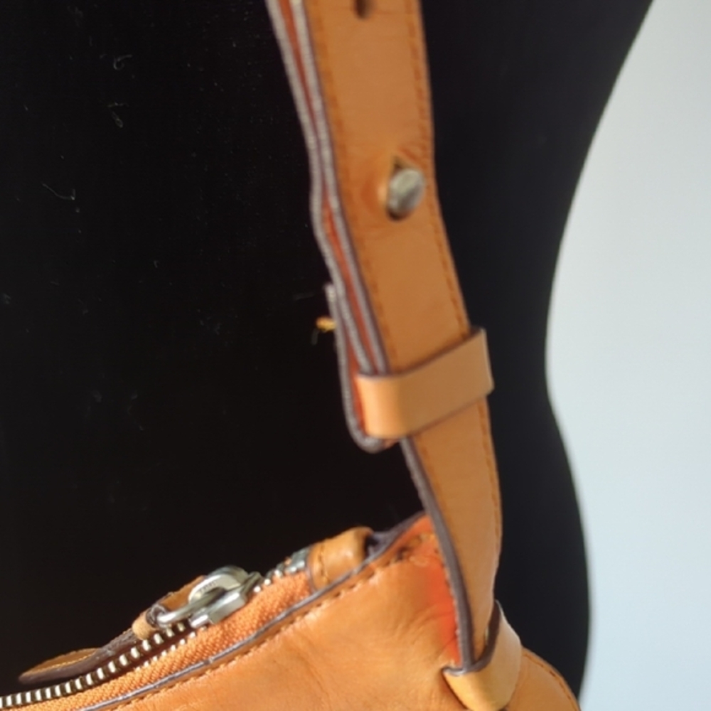 Y2K KENNETH COLE Tan Leather Hobo Purse - Picture 4 of 5